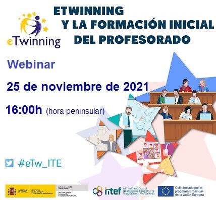 Presentación online del programa eTwinning para docentes universitarios de Infantil, Primaria y del Máster del Profesorado de Secundaria